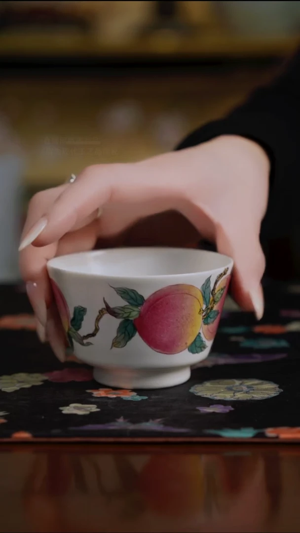 杯景德镇陶瓷杯碗柴烧多人