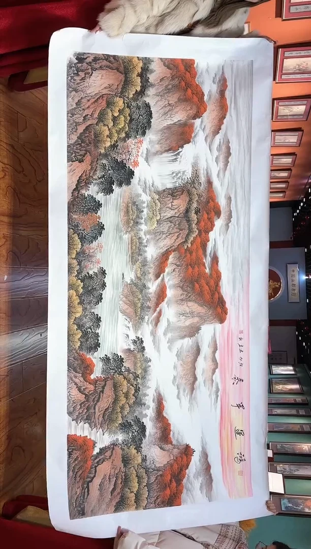 【闪购商品】国画周建真老师绘画作品19-110