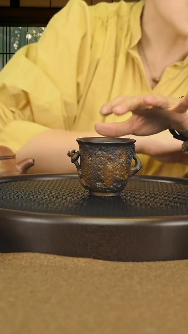 茶壶紫砂李法松鼠主人杯379