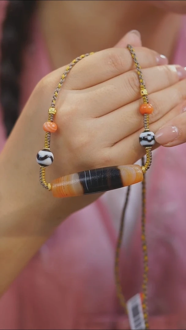 玛瑙/玉髓项链未镶嵌多样性发其一