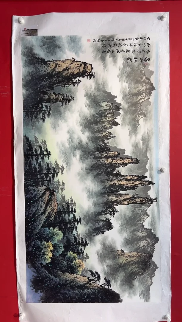 国画画家陆远华纯手绘原作