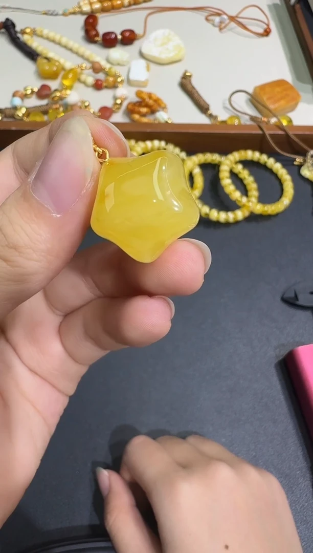 未镶嵌颈饰琥珀X0724-1195-169