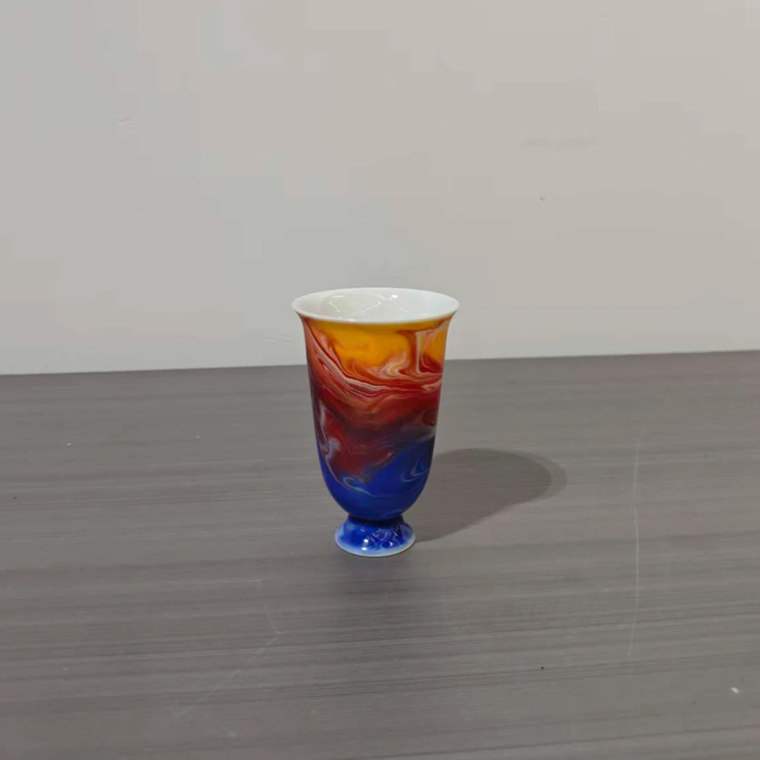 景德镇绞釉主人杯