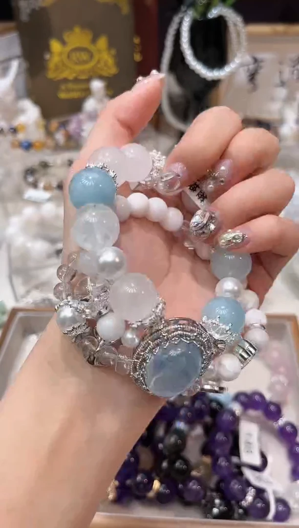 【闪购商品】水晶手链未镶嵌多样性发货发其一颜色微差【拍两单】