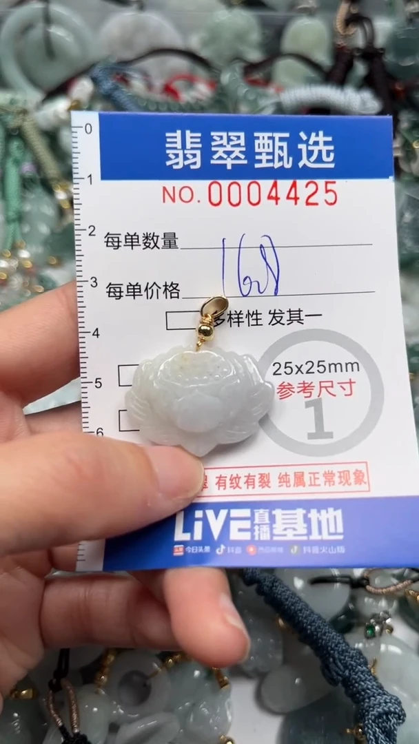 【闪购商品】翡翠颈饰未镶嵌00..4424