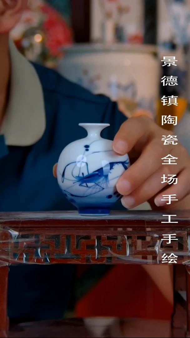 摆件景德镇陶瓷 全场手工手绘