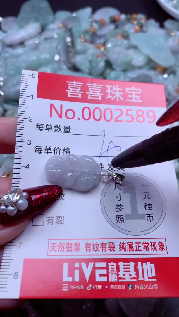 颈饰未镶嵌翡翠2589