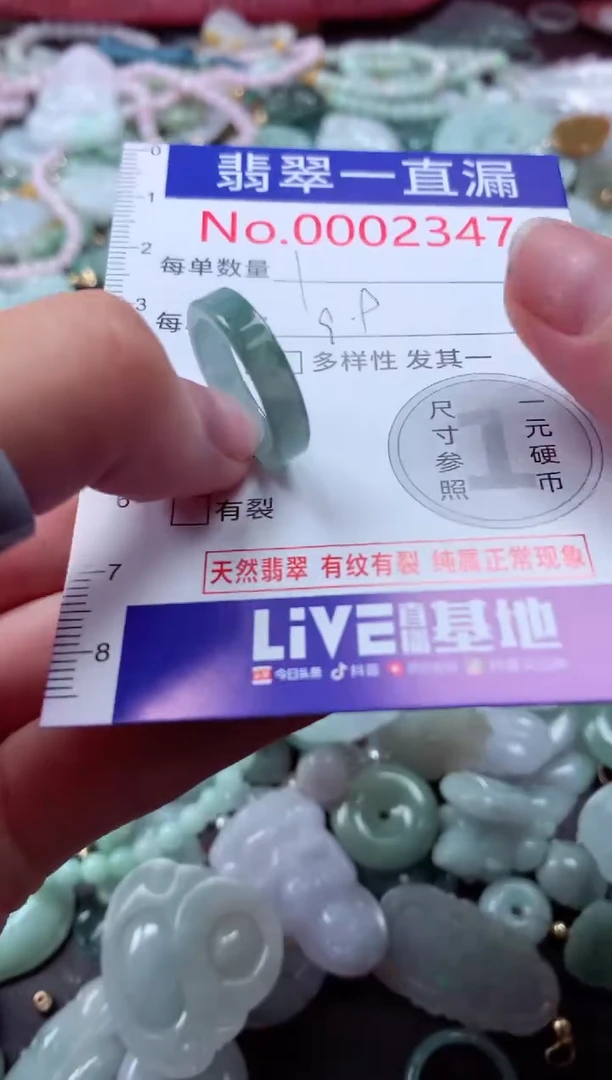 翡翠未镶嵌吊坠(不含链)2347