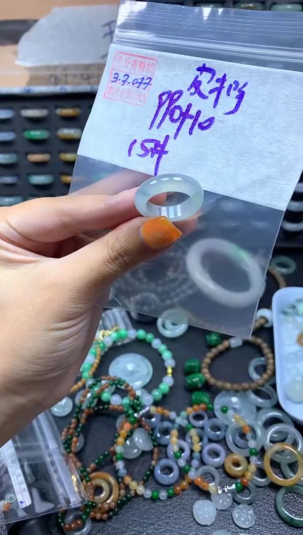 【闪购商品】定制翡翠未镶嵌翡翠1000元#毛货需精细抛光077瑕疵