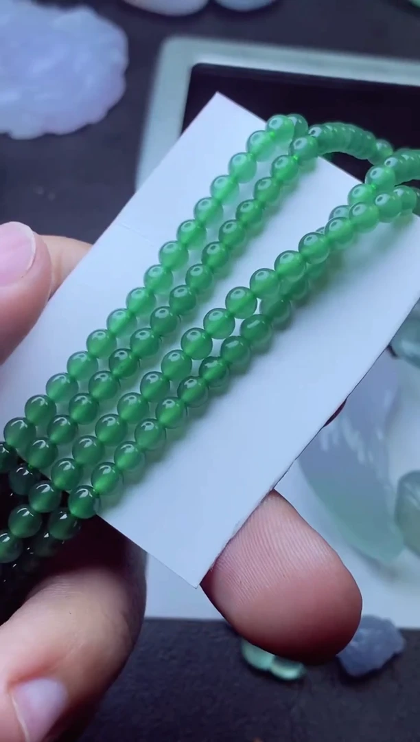 未镶嵌定制翡翠白**樵白发渔樵