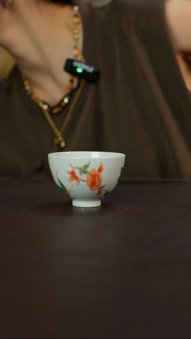 杯景德镇陶瓷杯碗柴烧多人