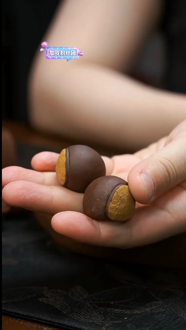 茶壶紫砂一对板栗