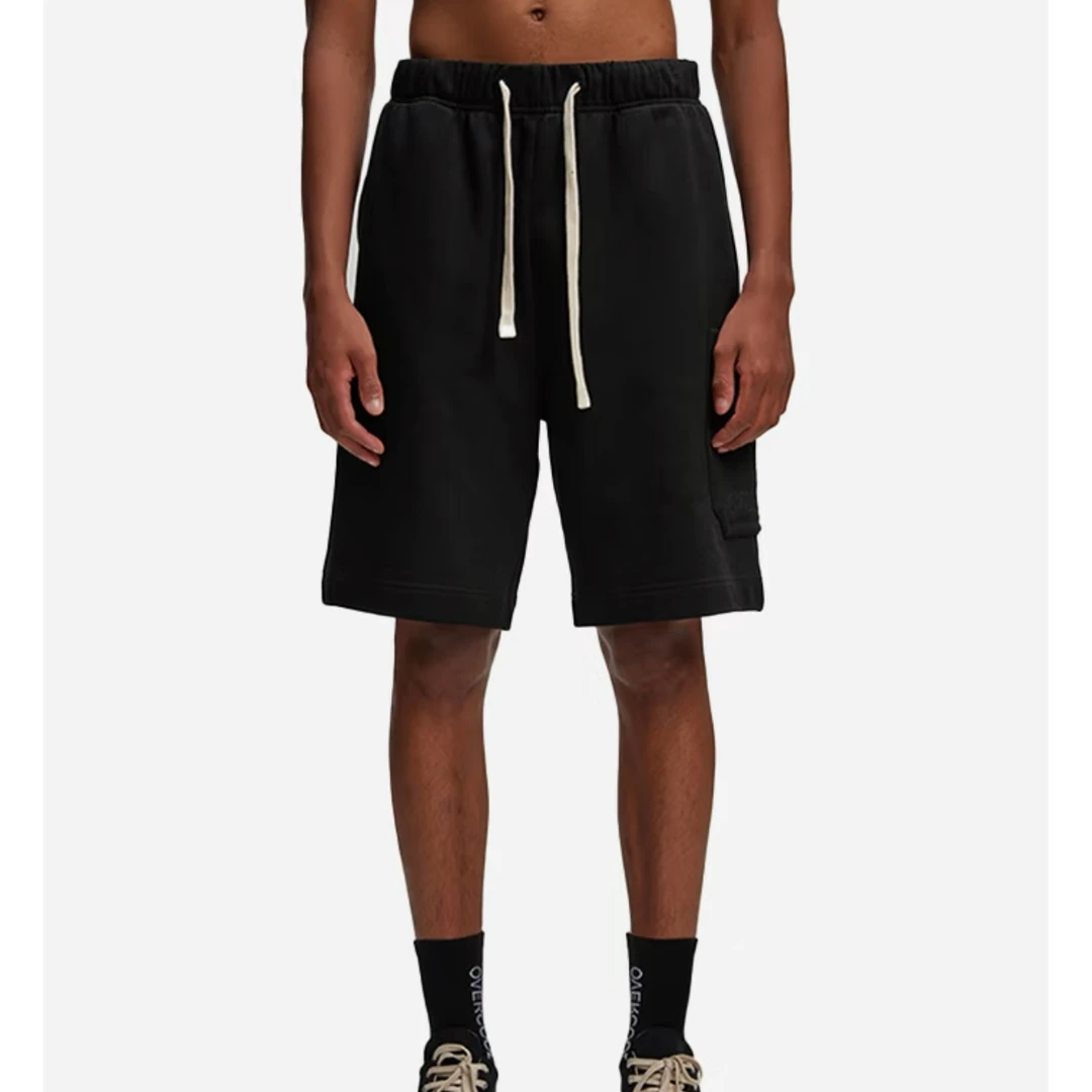 Z06-KST001-OVE夏季侧边口袋字母印花时尚休闲短裤