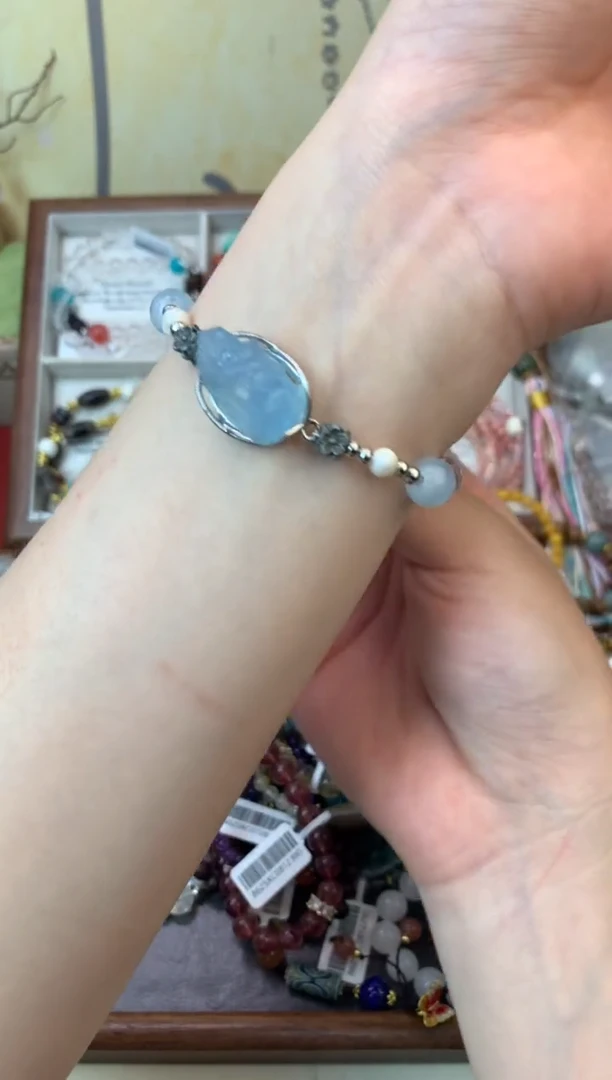 海蓝宝石手链未镶嵌420