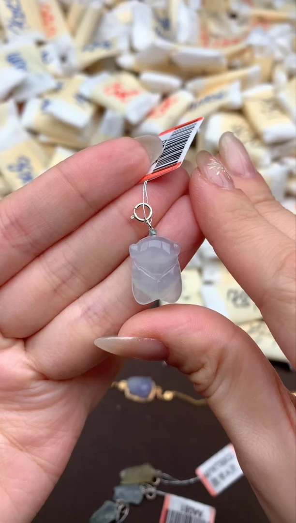 【闪购商品】翡翠挂件银S925镶嵌一