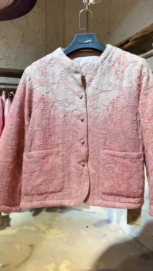 薯莨植物染棉服藤曼