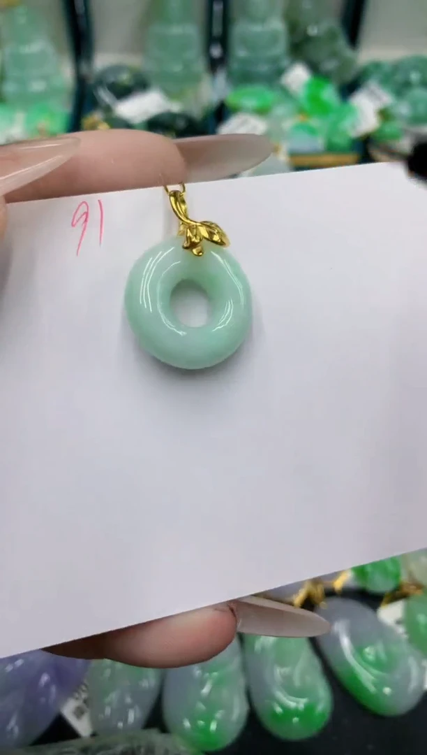 翡翠未镶嵌颈饰号链接111111111