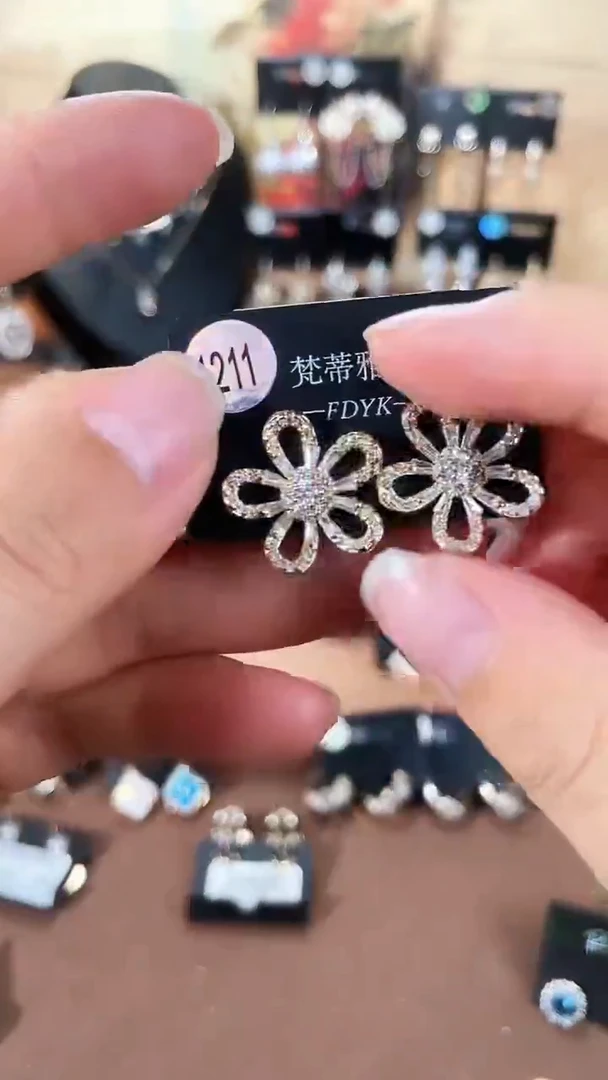 铜合金925银锆石梵1211