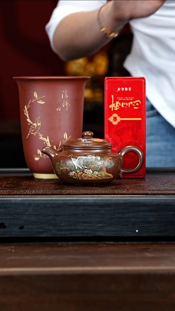 宜兴紫砂ZLJ 底槽清 仿古 330cc