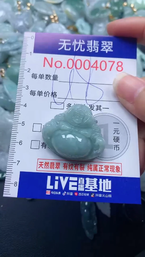 颈饰未镶嵌翡翠4078
