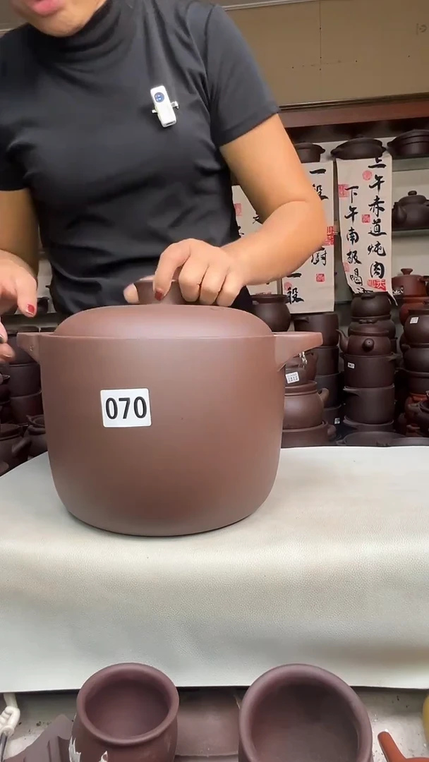 宜兴紫砂微瑕6升直筒070