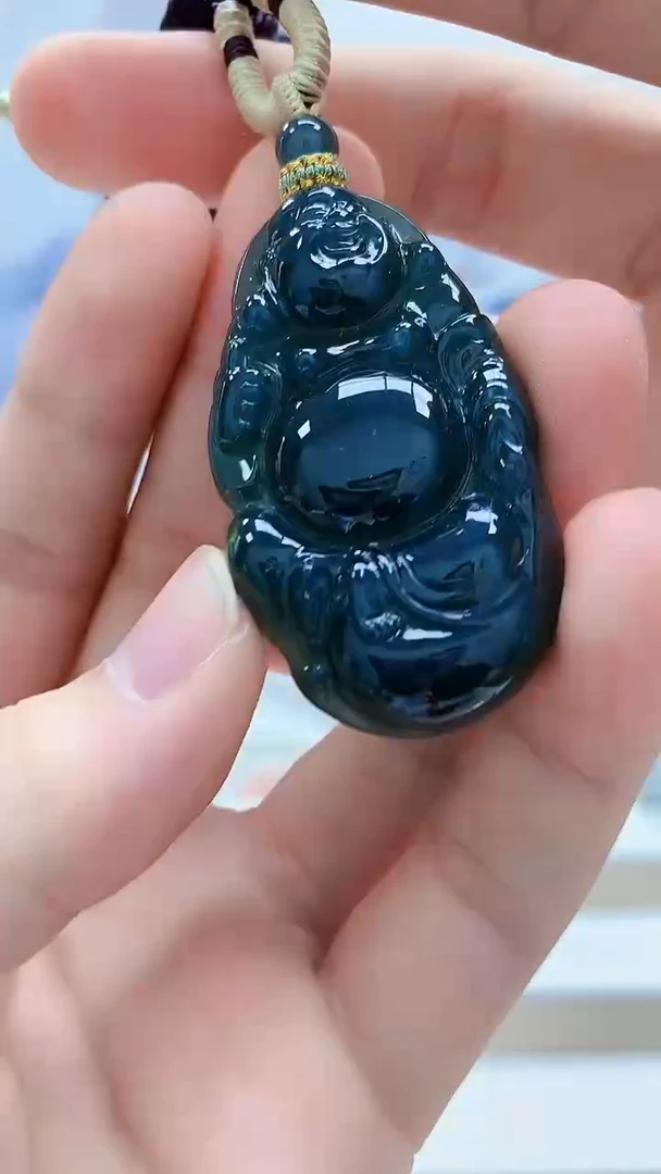 未镶嵌定制翡翠4898bb-毛货挂件63