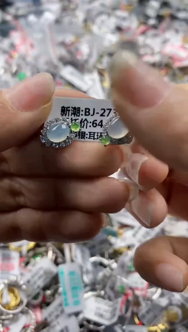 银S925镶嵌戒指翡翠12-12-12-----1