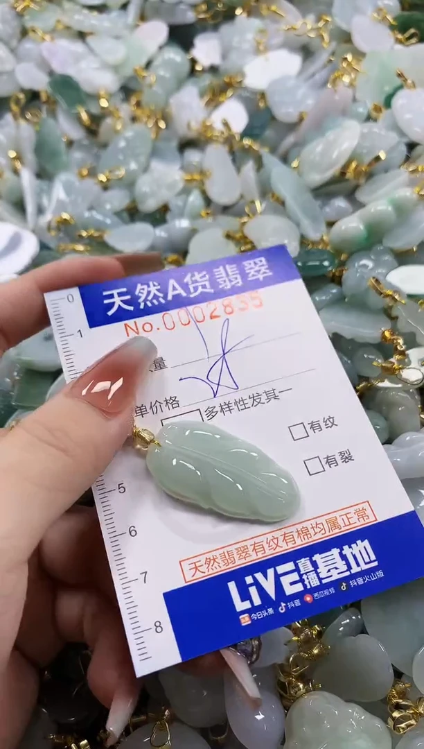 颈饰未镶嵌翡翠天然A货翡翠