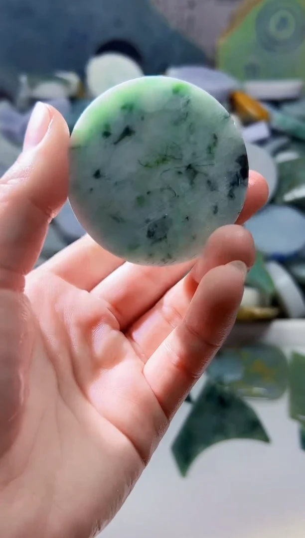 裸石翡翠天然翡翠A货玉 南 728