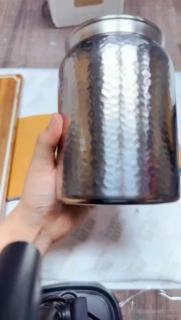 风谜1500ml纯钛茶叶罐