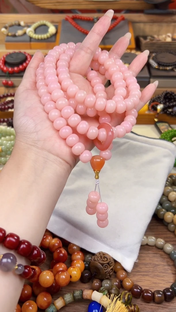 【闪购商品】菩提根/象牙果手串夏日樱花108颗