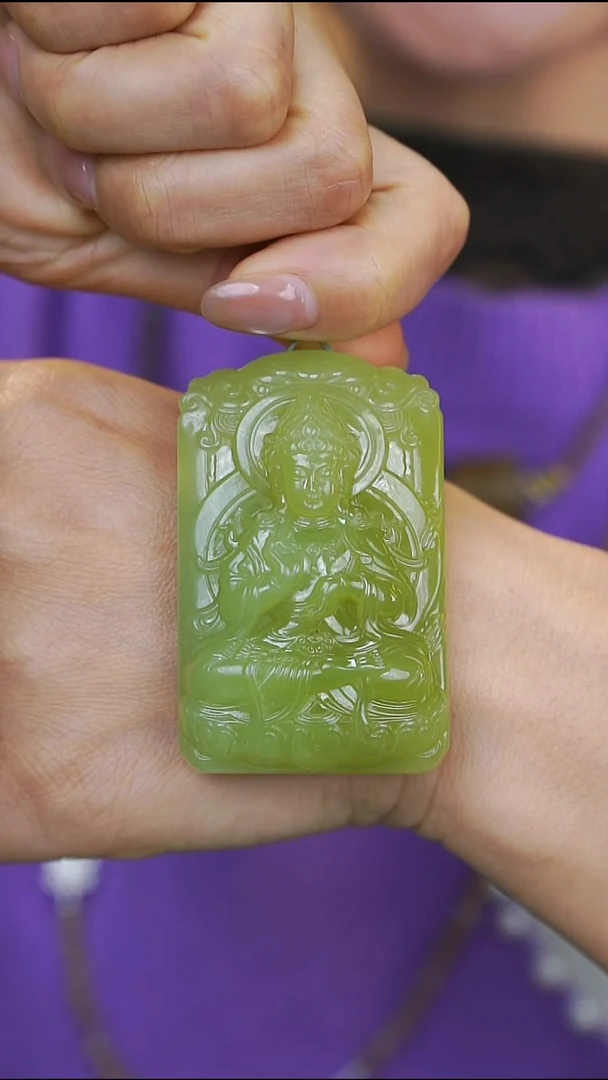 吊坠(不含链)未镶嵌和田玉和田玉吊坠