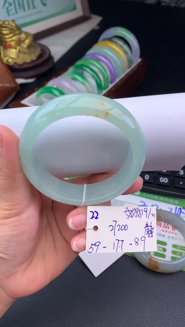 未镶嵌手镯翡翠恬**无假一赔三 手镯