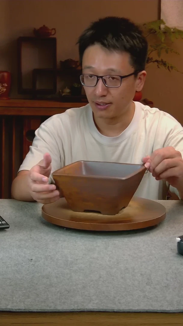 H14艾砂宜兴紫砂花盆