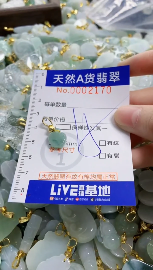 颈饰未镶嵌翡翠天然A货翡翠