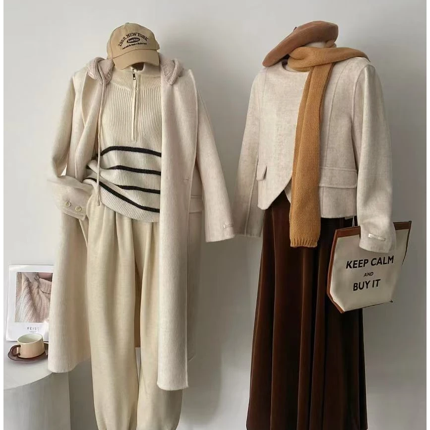 3925#suomala~夏季薄款松紧腰休闲阔腿气球裤