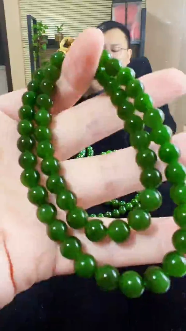 项链未镶嵌和田玉（碧玉）8