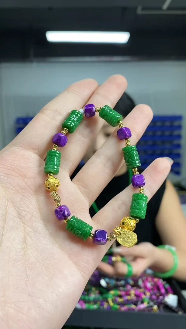 苏纪石（舒俱来）未镶嵌手链闪购链接   多样性发其一颜色微差