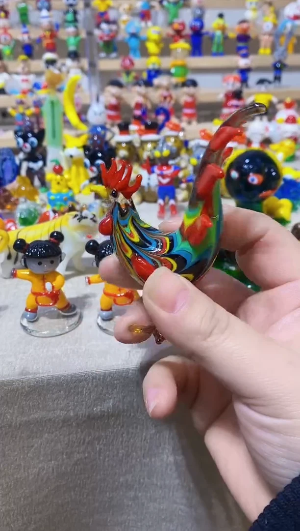 【闪购商品】琉璃手工艺品大公鸡