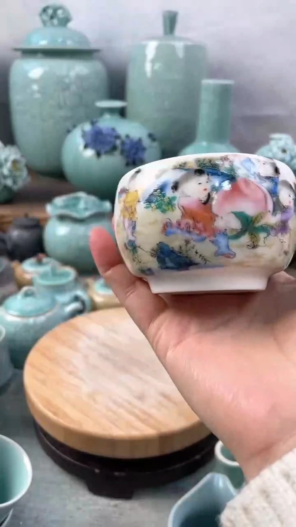 【闪购商品】特价 微瑕 慧仙青瓷