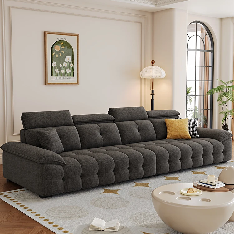 布艺沙发小户型现代简约客厅沙发直排沙发落地创意免洗