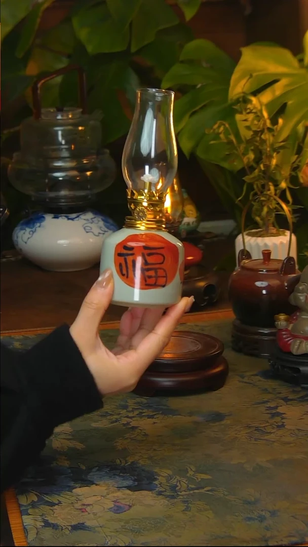 【闪购商品】景德镇陶瓷手工灯摆件