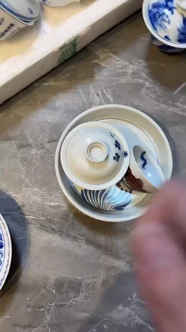 摆件陶3件景德镇精品茶器