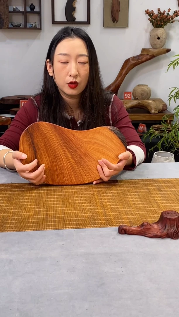 老挝花梨木干泡盘