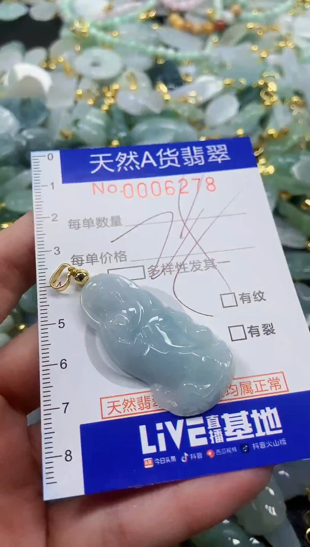 颈饰未镶嵌翡翠天然A货翡翠