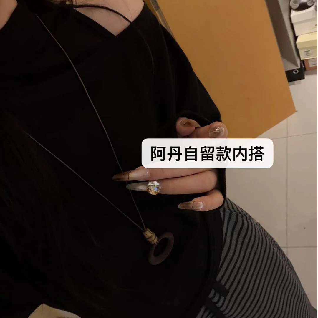 阿丹家    秋冬季半高领露肩内搭上衣20251124