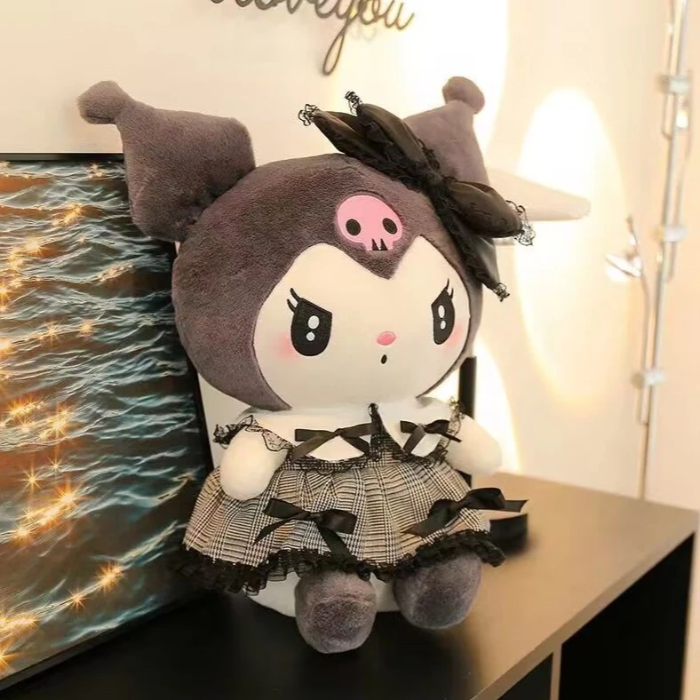 暗黑风库洛米玩偶大号毛绒公仔抱枕女生生日礼物布娃娃