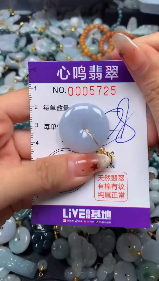 翡翠未镶嵌颈饰闪购005725