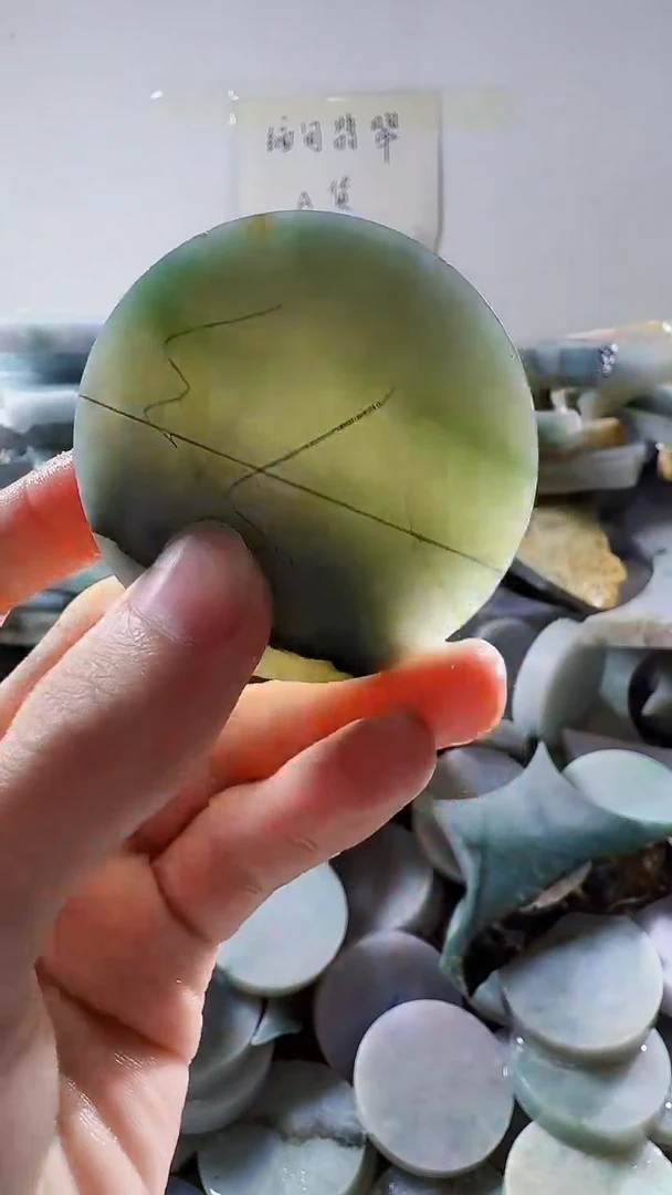 【闪购商品】翡翠裸石缅甸翡翠A货文536