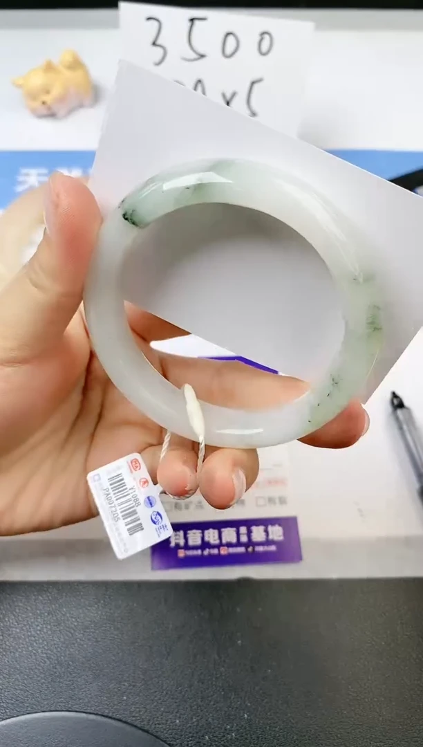 【闪购商品】石英质玉手镯未镶嵌s89-PA-55.3